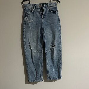 Mid rise Barrel Jeans size 4